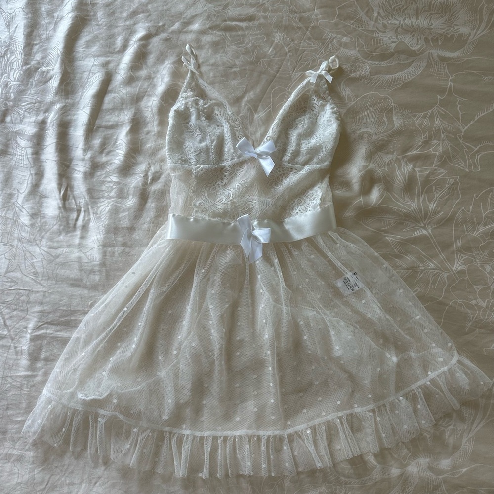 Lace Slip Open Back Top